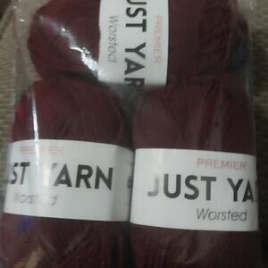 New Premier Just Yarn "Burgundy"